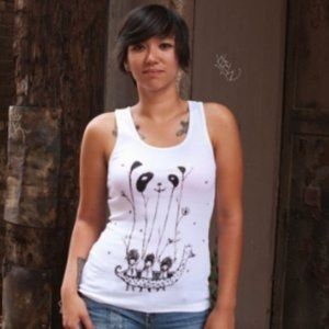 Threadless - Tank Top - Fake pandas have more fun